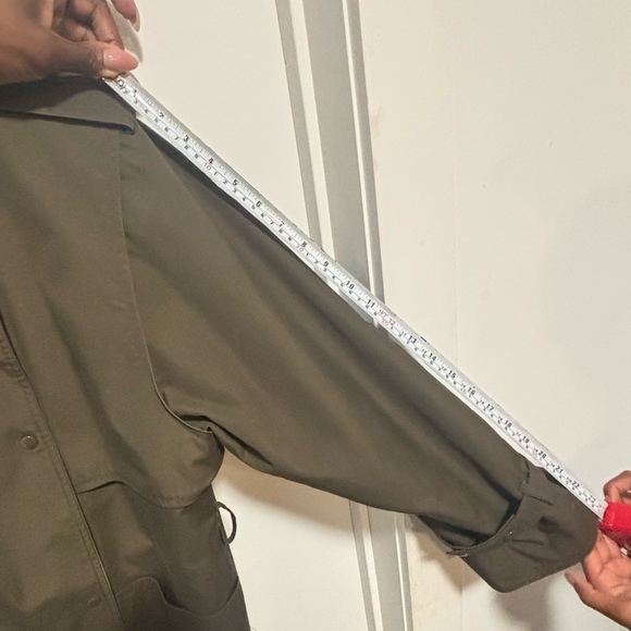 Vintage LADEA Wool Lined Trench Coat - Picture 12 of 14